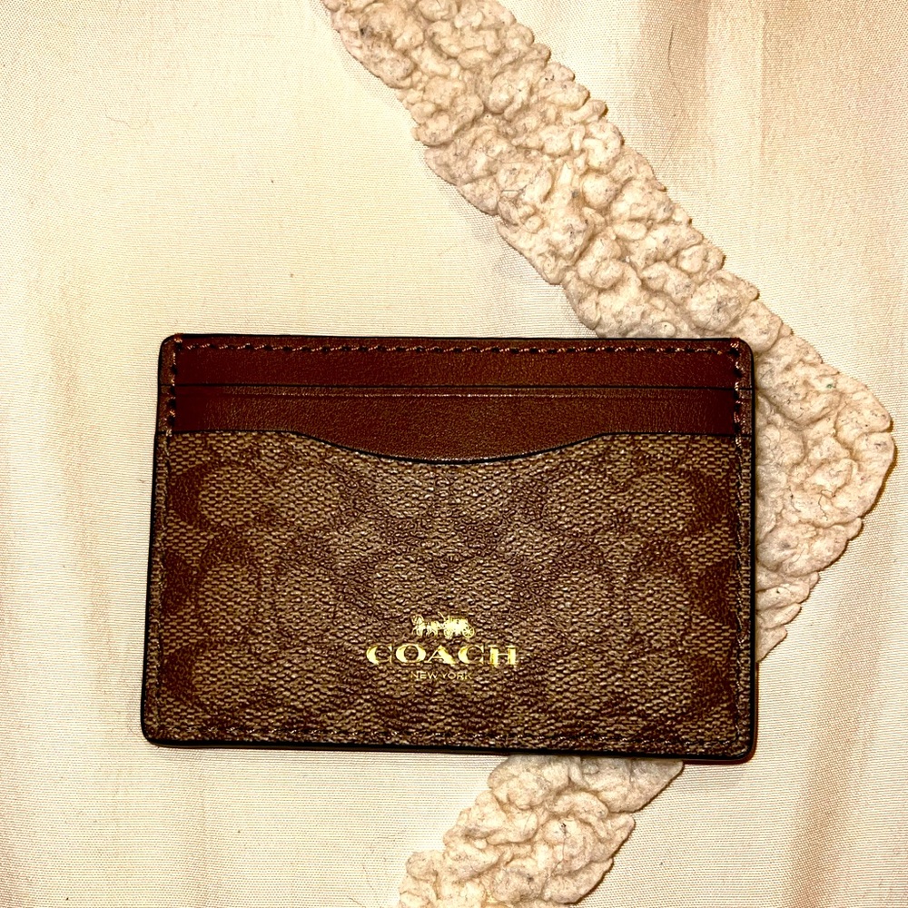 Coach card holder